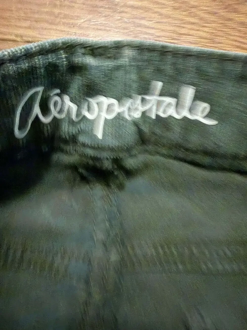 Aeropostale Lola Jegging - Olive Green Corduroy Skinny Pants - Size 2 Regular